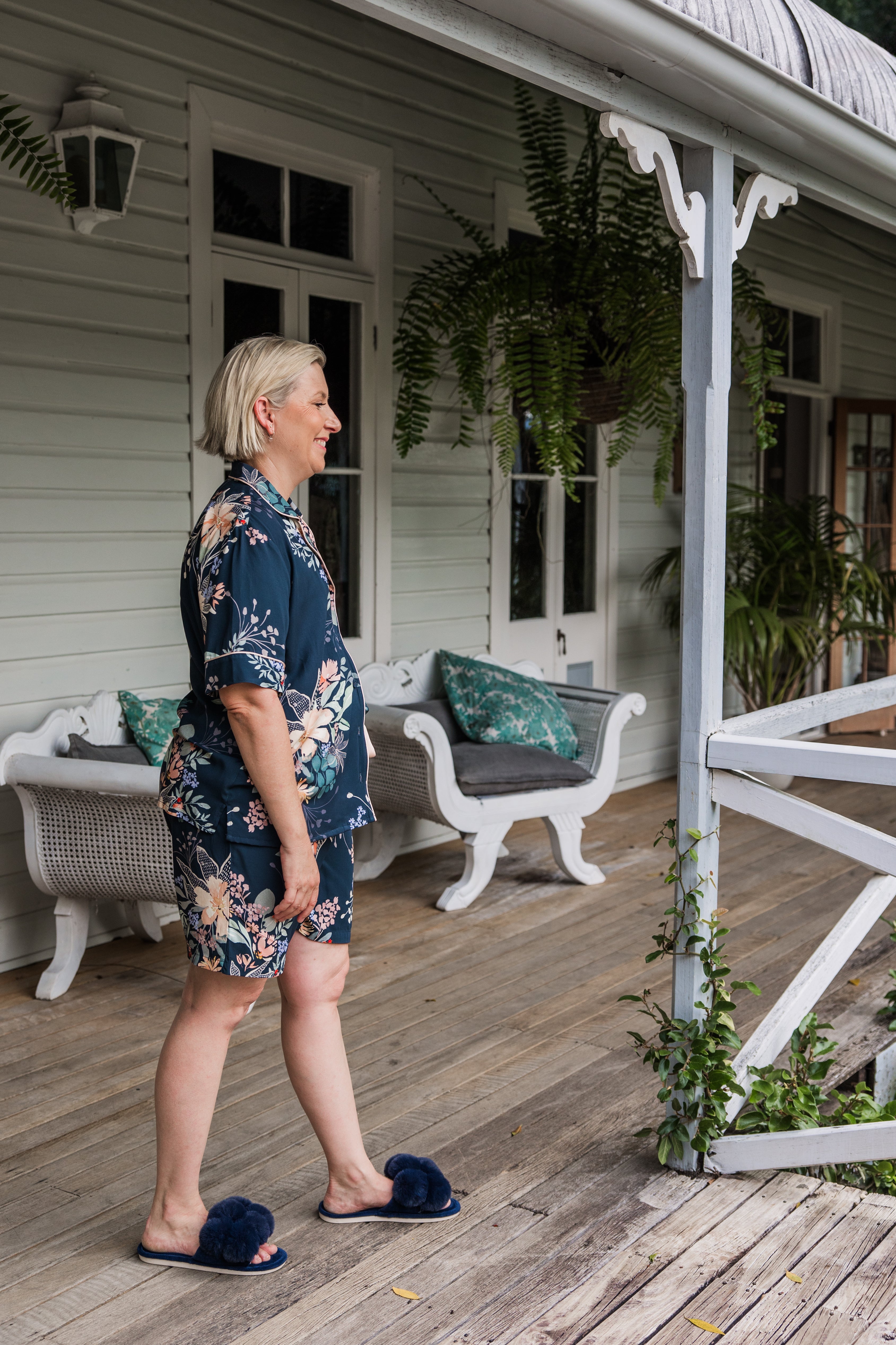 Short Set | Country Bloom | Akoya Luxe